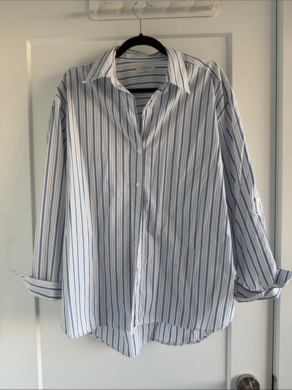 BABATON oversized striped shirt